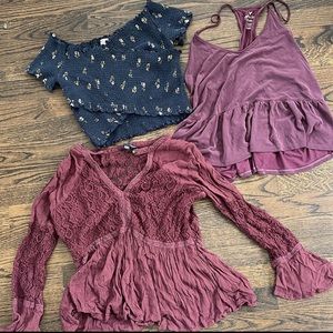 American Eagle bundle of tops